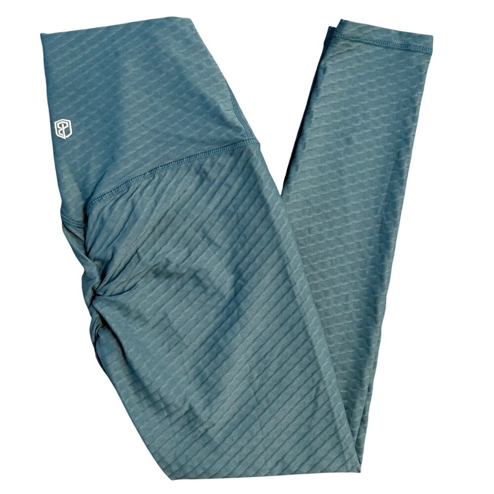 Born Primitive Paragon Textured Legging CrossFit Gym Workout Teal Women’s Small